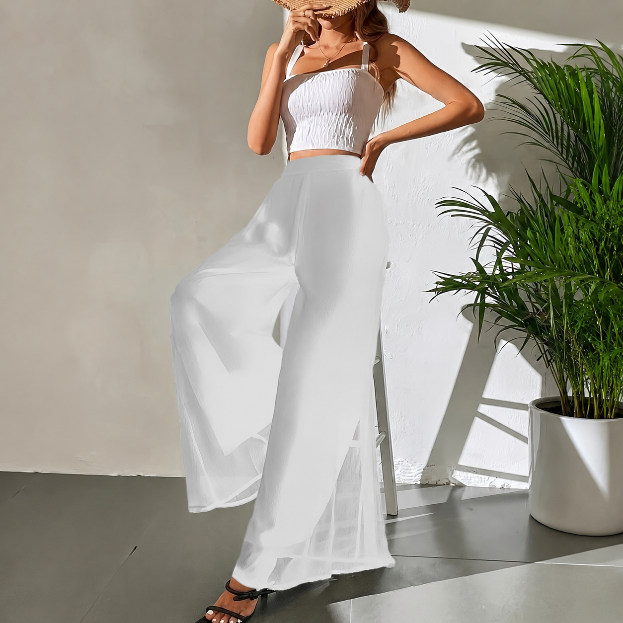 Casual Wide Loose Lightweight Pants For Women