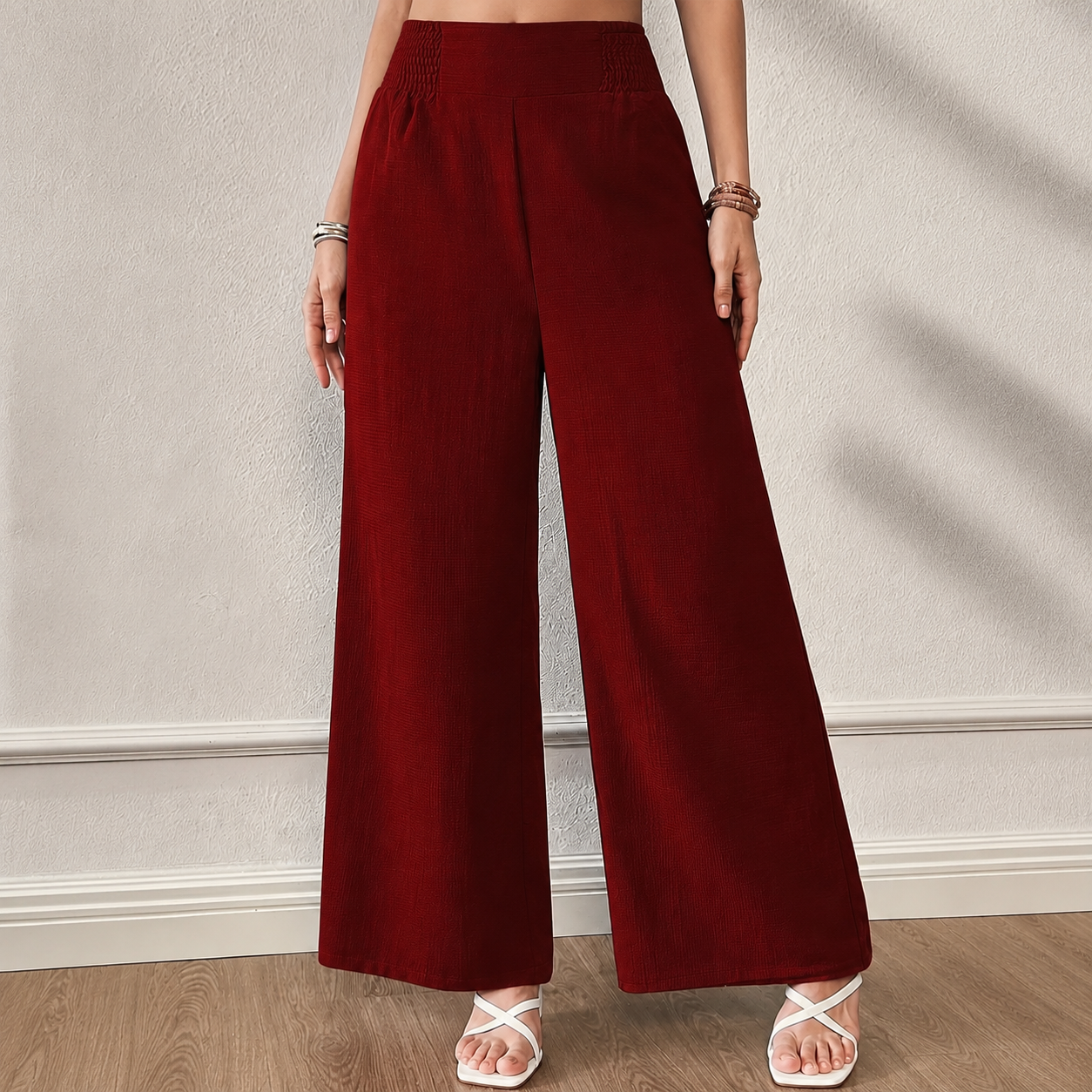 Comfort Fit Wide Pants For Women Everyday Wear