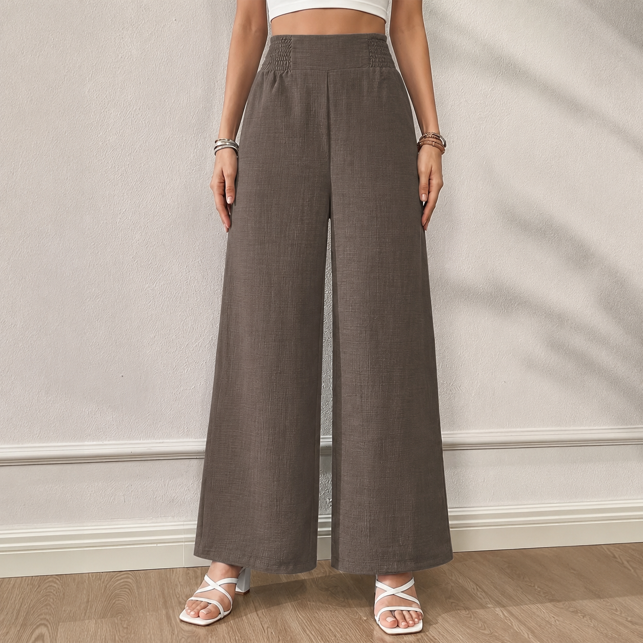 Comfort Fit Wide Pants For Women Everyday Wear