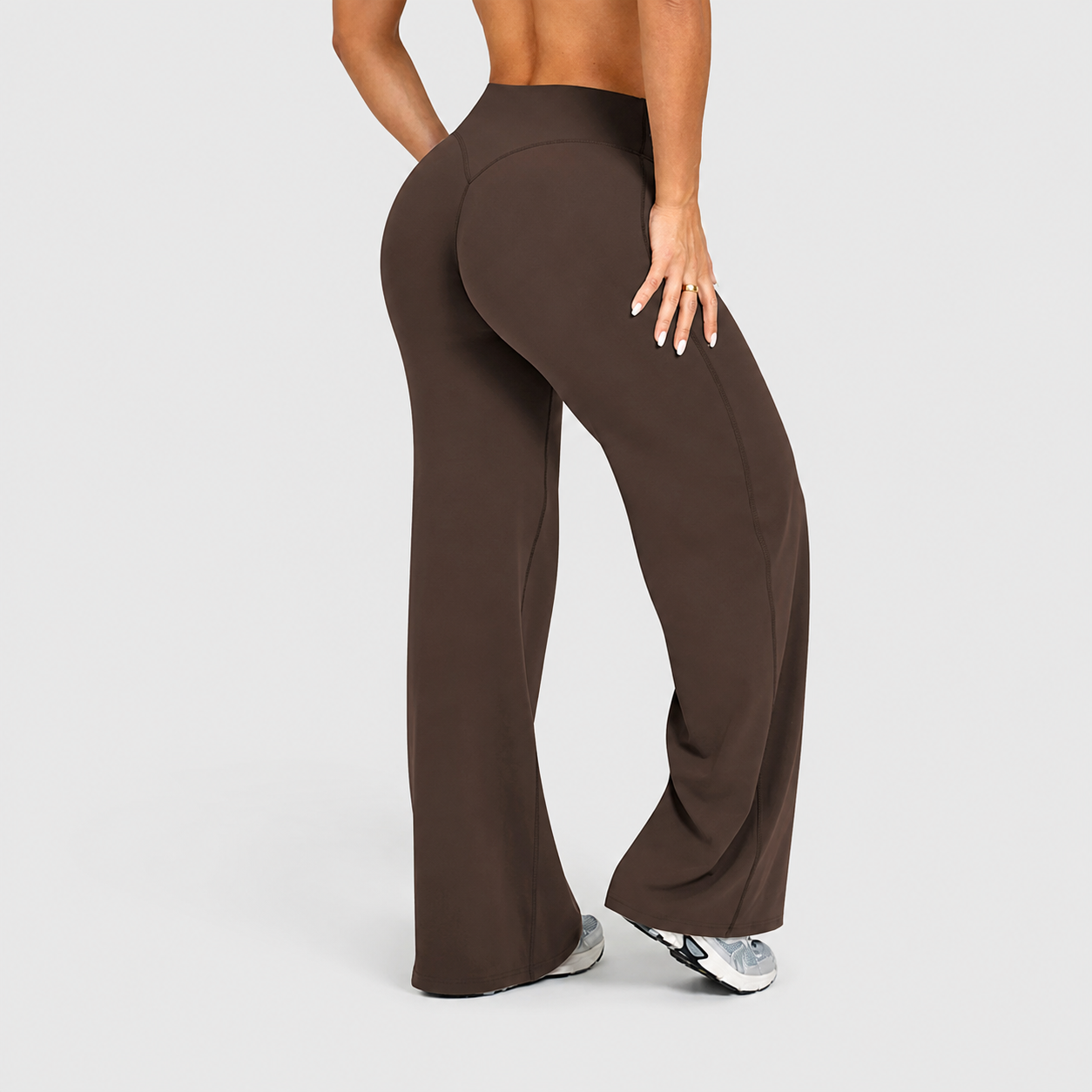 Solid Colored Loose Fit Athletic Pants For WOmen