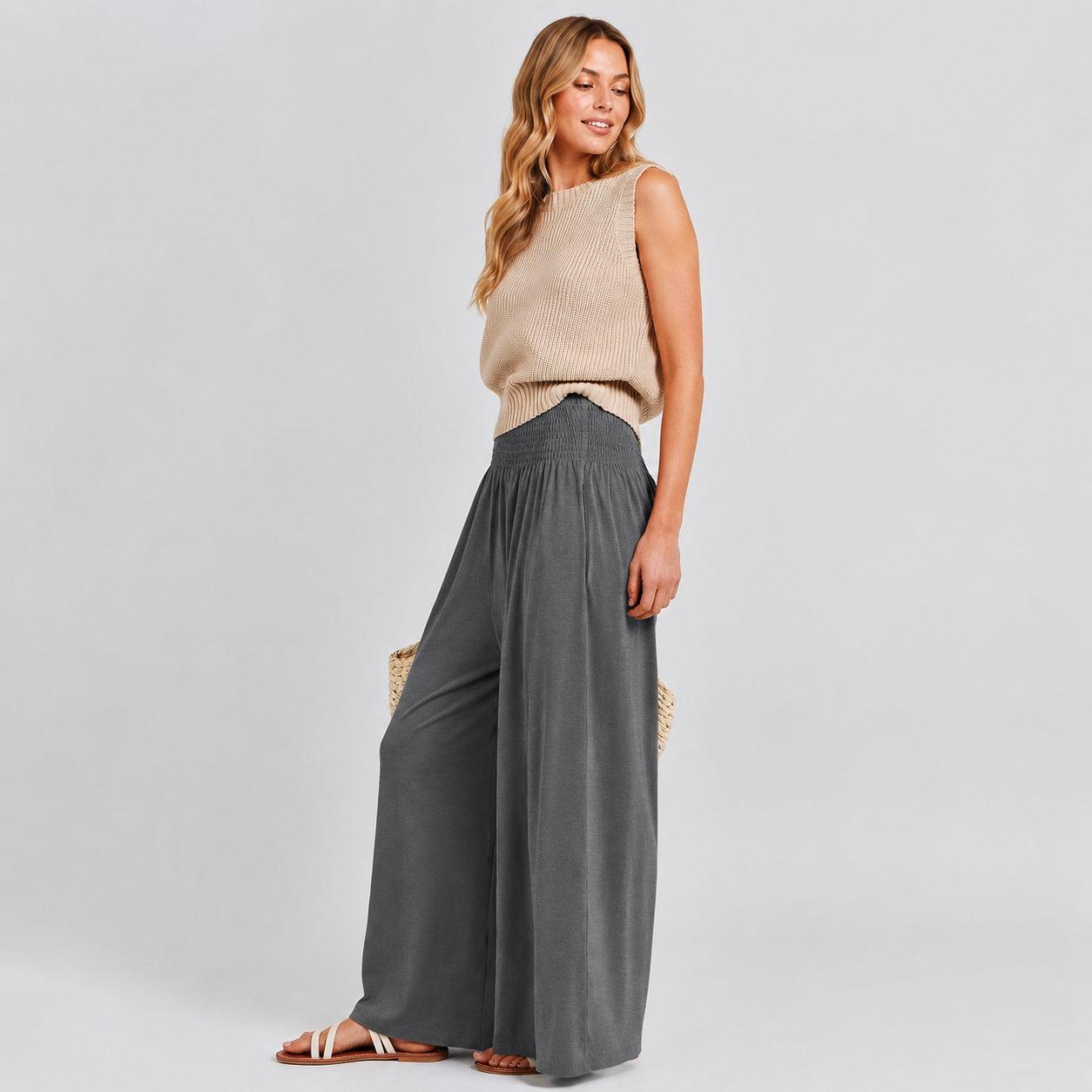 Casual Wide Loose Boho Summer Pants For Women