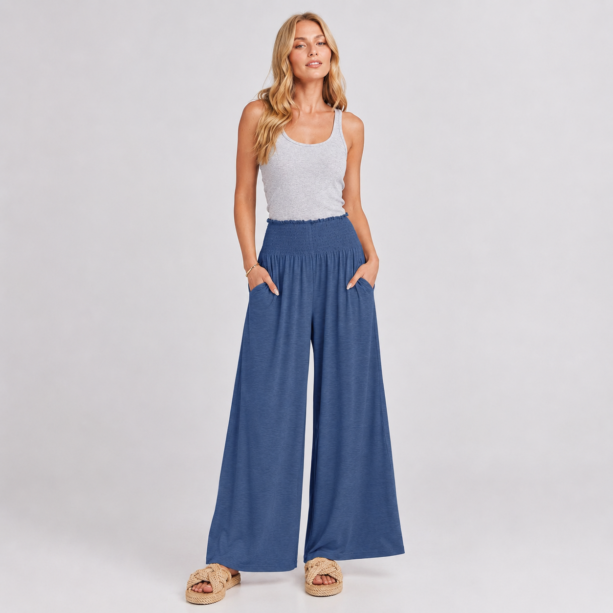 Casual Wide Loose Boho Summer Pants For Women
