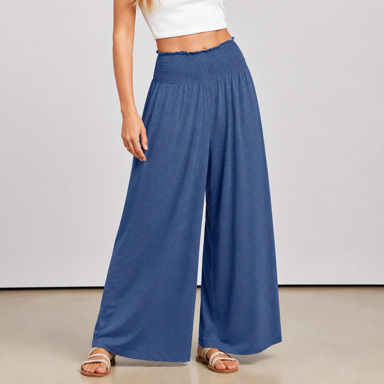 Casual Wide Loose Boho Summer Pants For Women