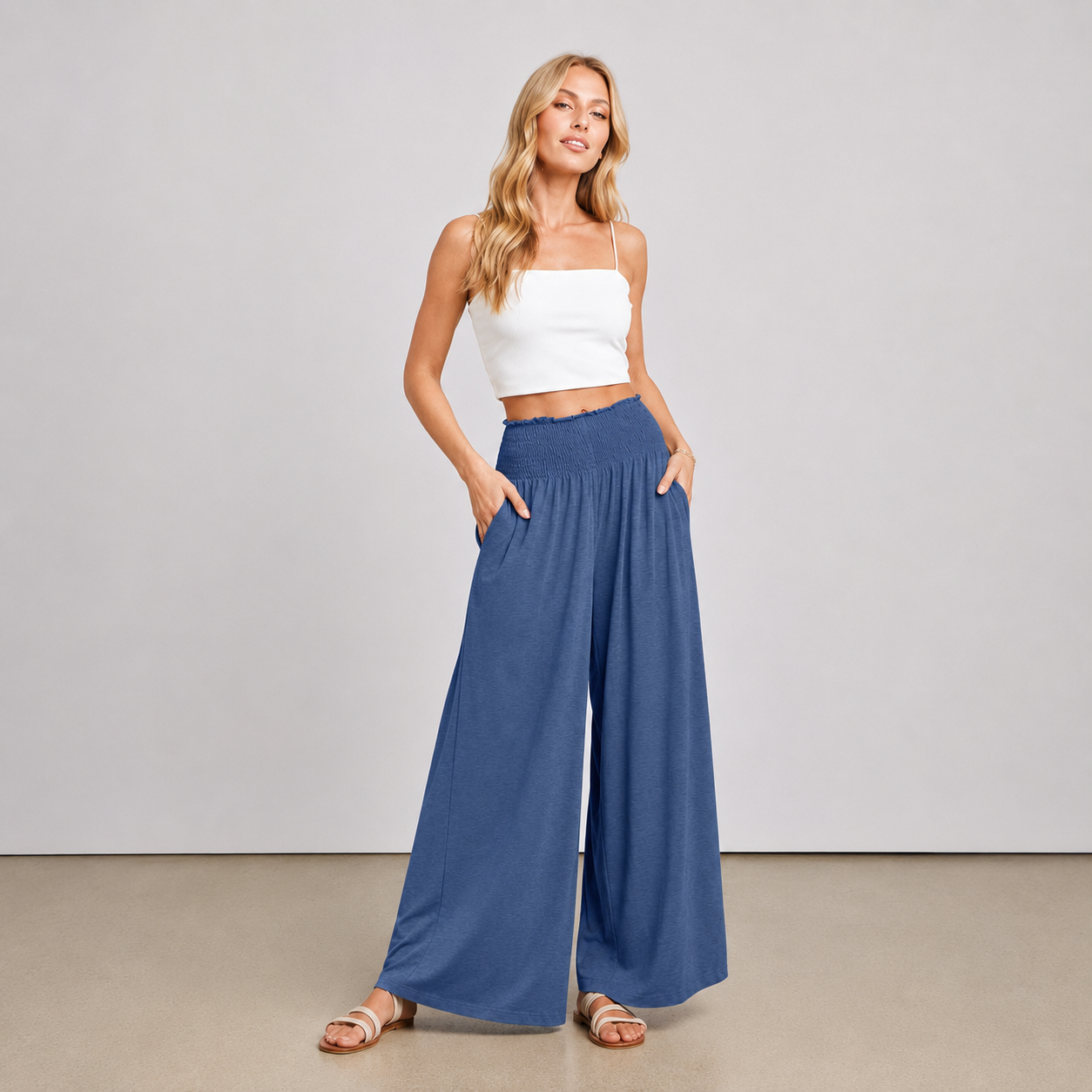 Casual Wide Loose Boho Summer Pants For Women