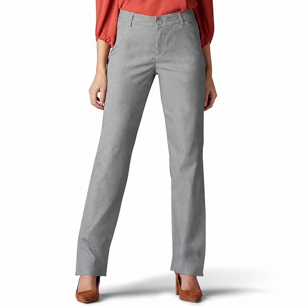 Stretch Twill Chino Fit Pants For Women
