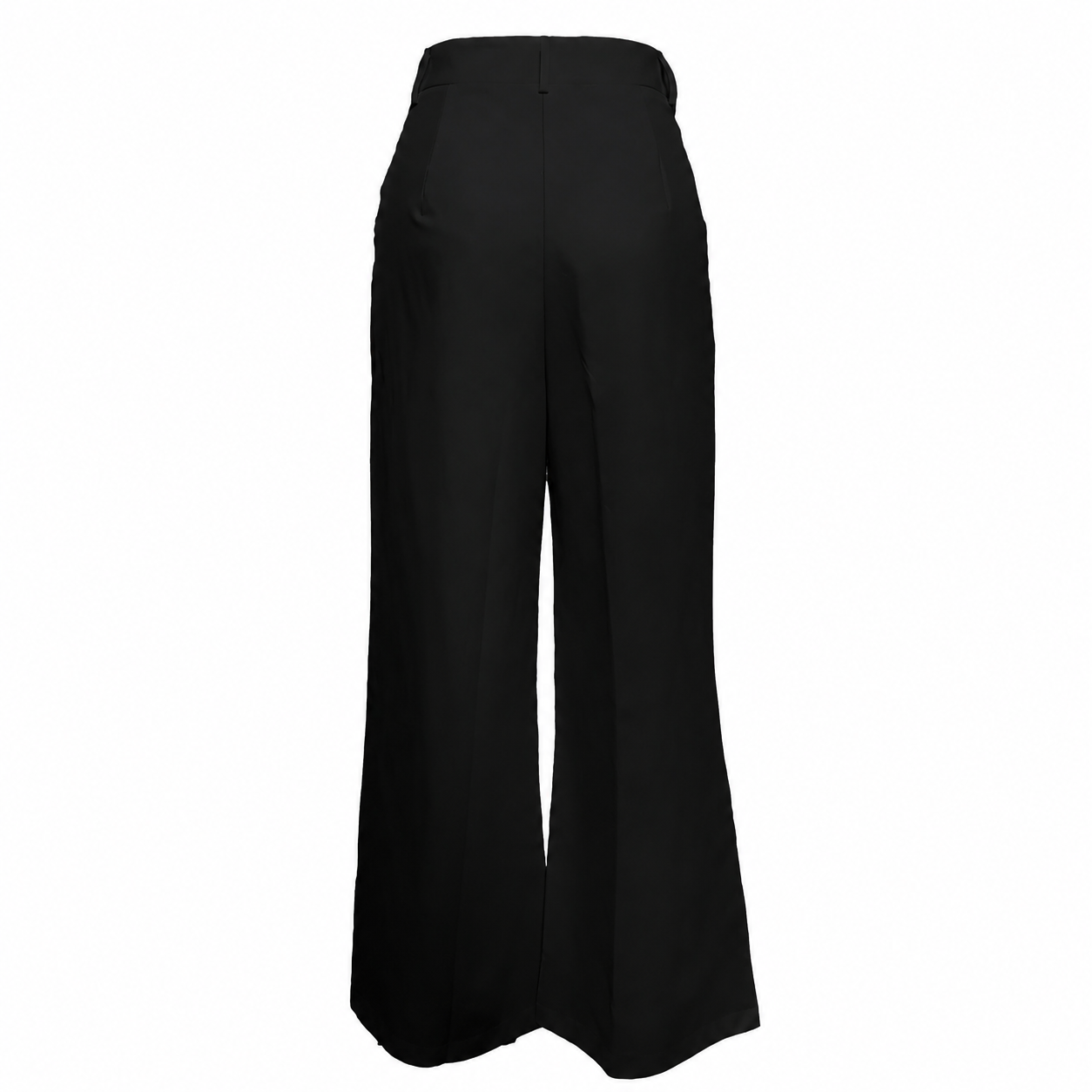 High Waisted Casual Straight Pants With Pockets