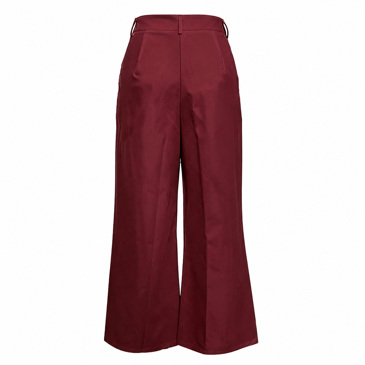 High Waisted Casual Straight Pants With Pockets