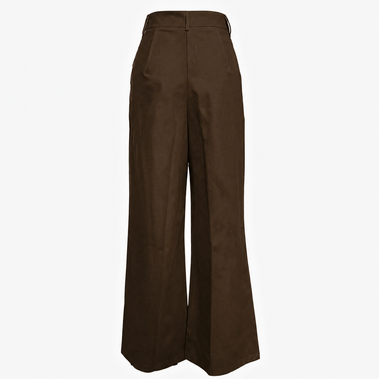 High Waisted Casual Straight Pants With Pockets