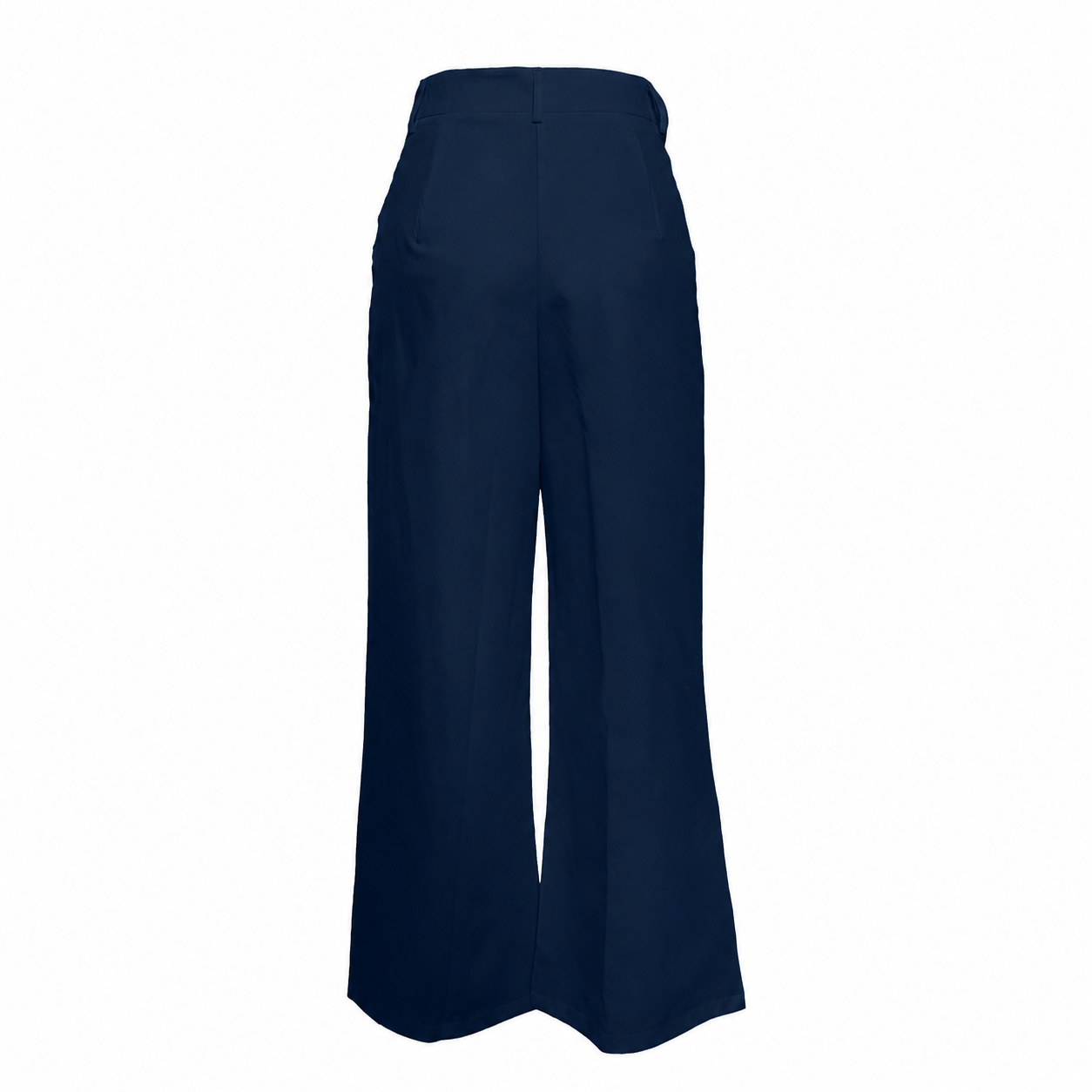 High Waisted Casual Straight Pants With Pockets