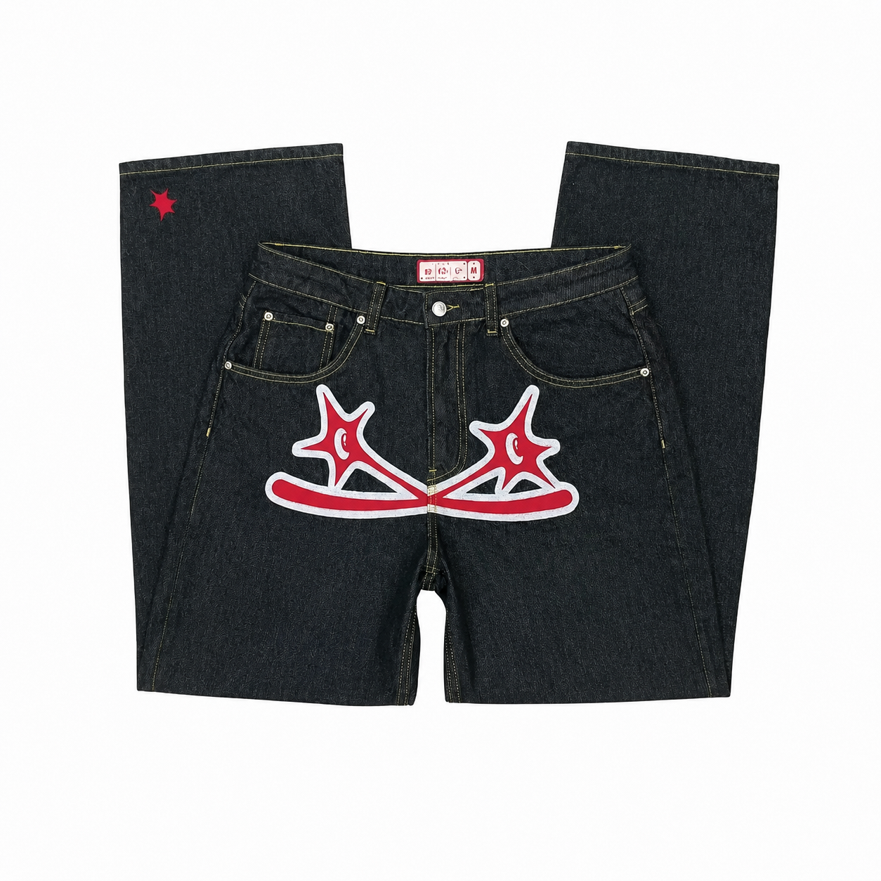 Rock Style Casual Streetwear Loose Trousers