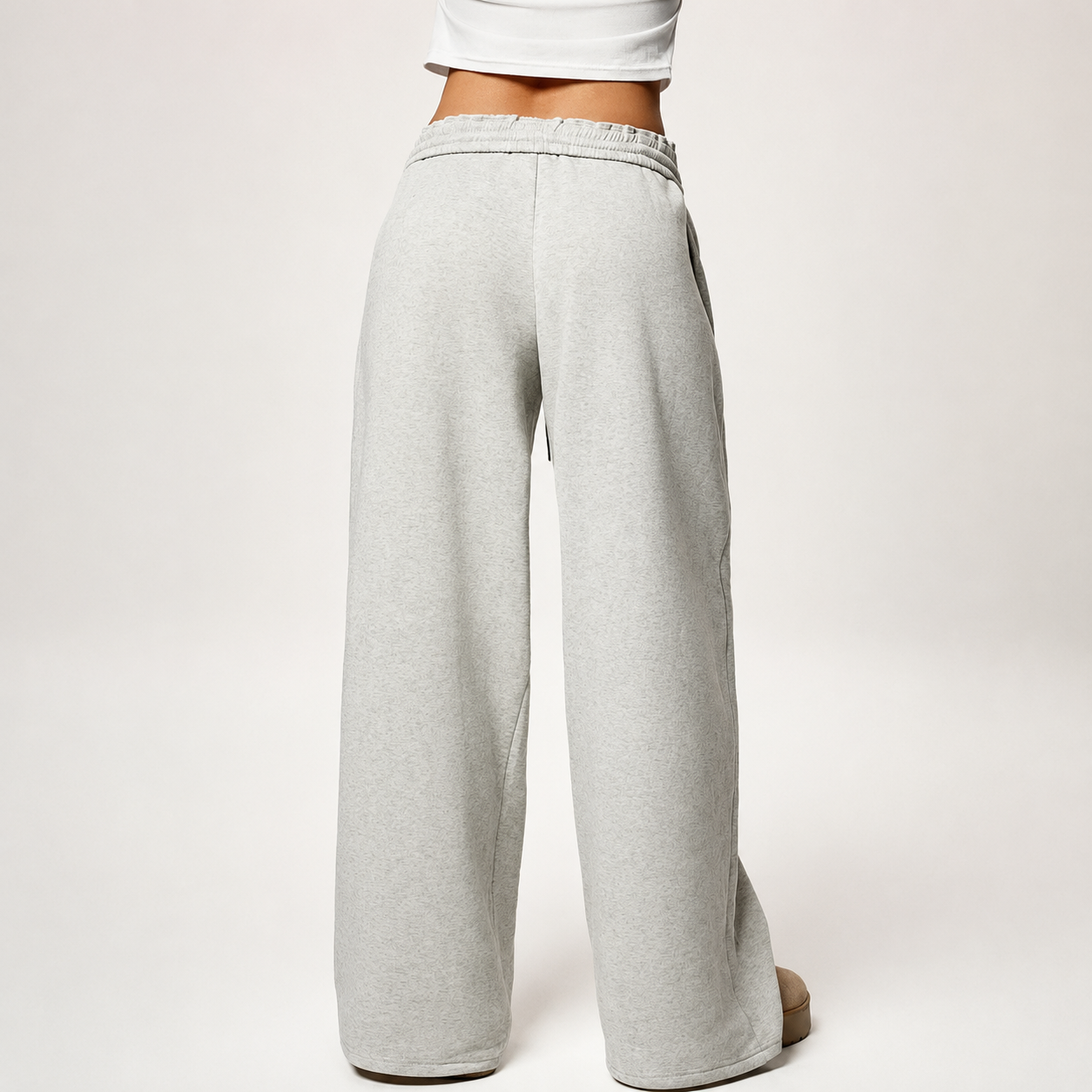 Thermal Lined High Waisted Loose Sweatpants