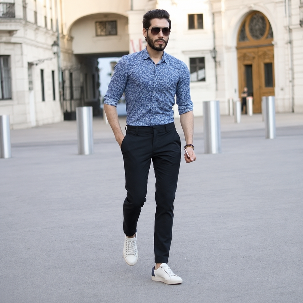 Casual Slim Cotton Linen Yoga Beach Pants For Men