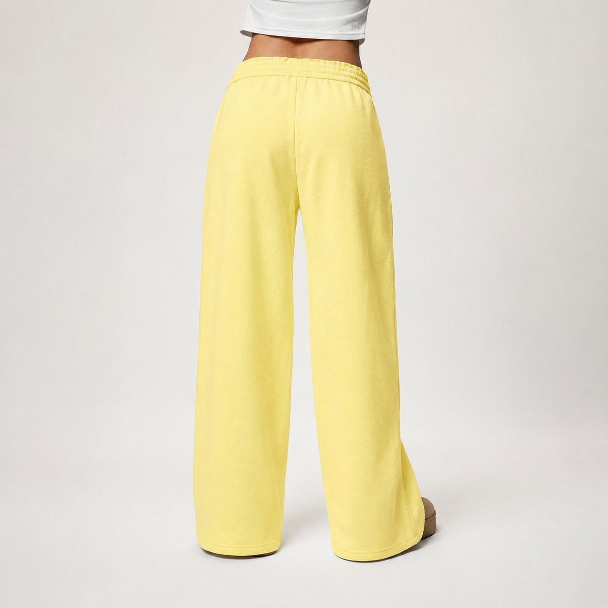 Thermal Lined High Waisted Loose Sweatpants