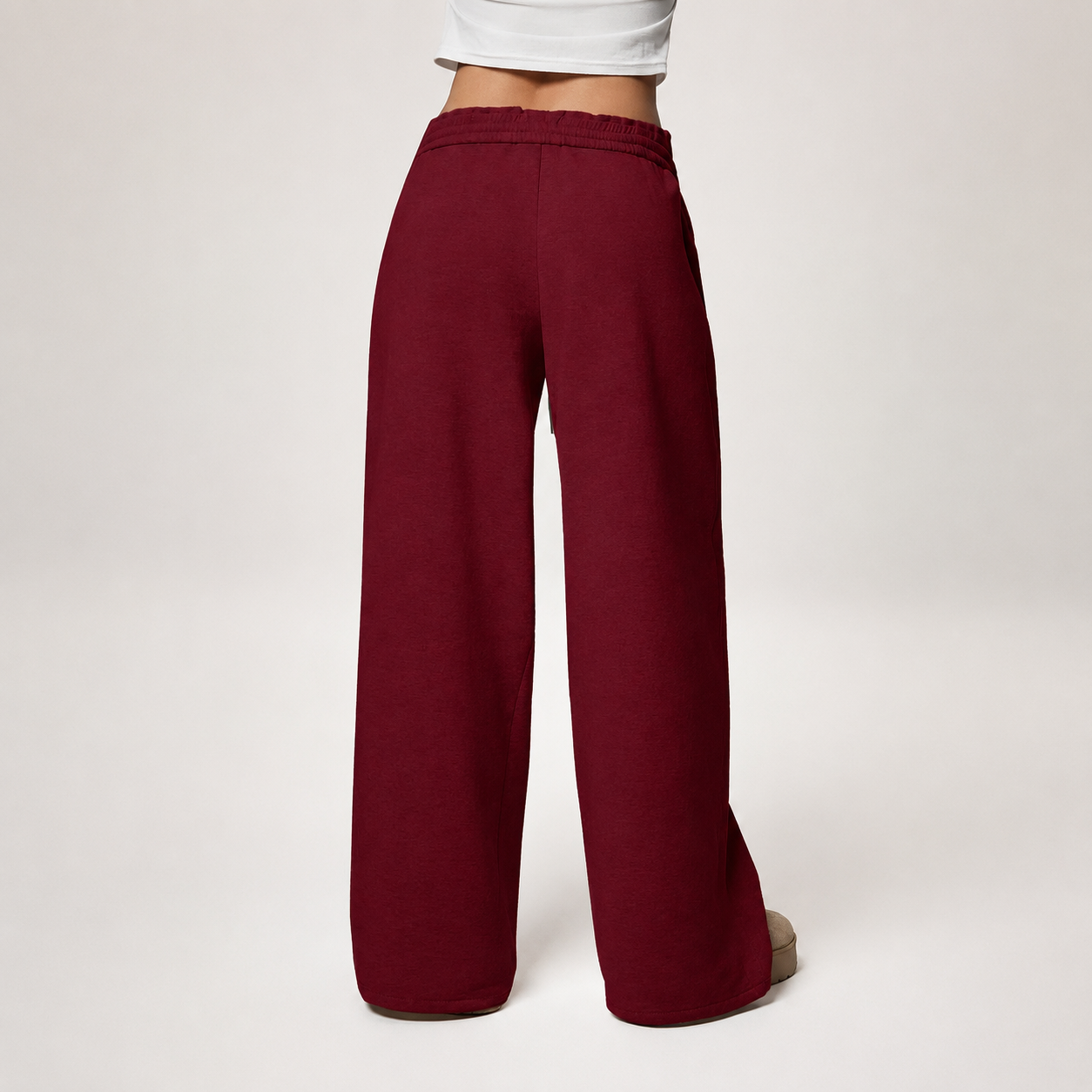 Thermal Lined High Waisted Loose Sweatpants
