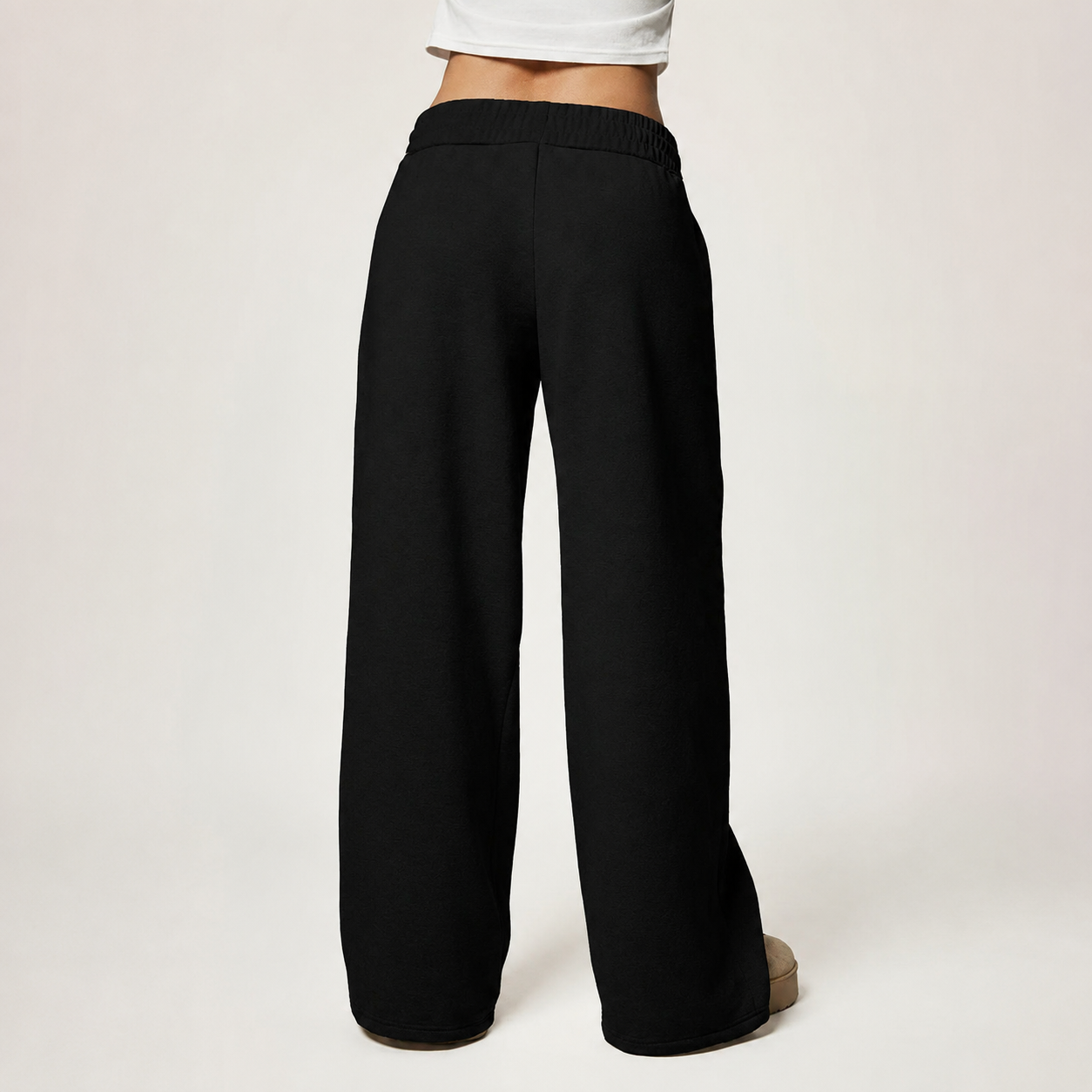 Thermal Lined High Waisted Loose Sweatpants