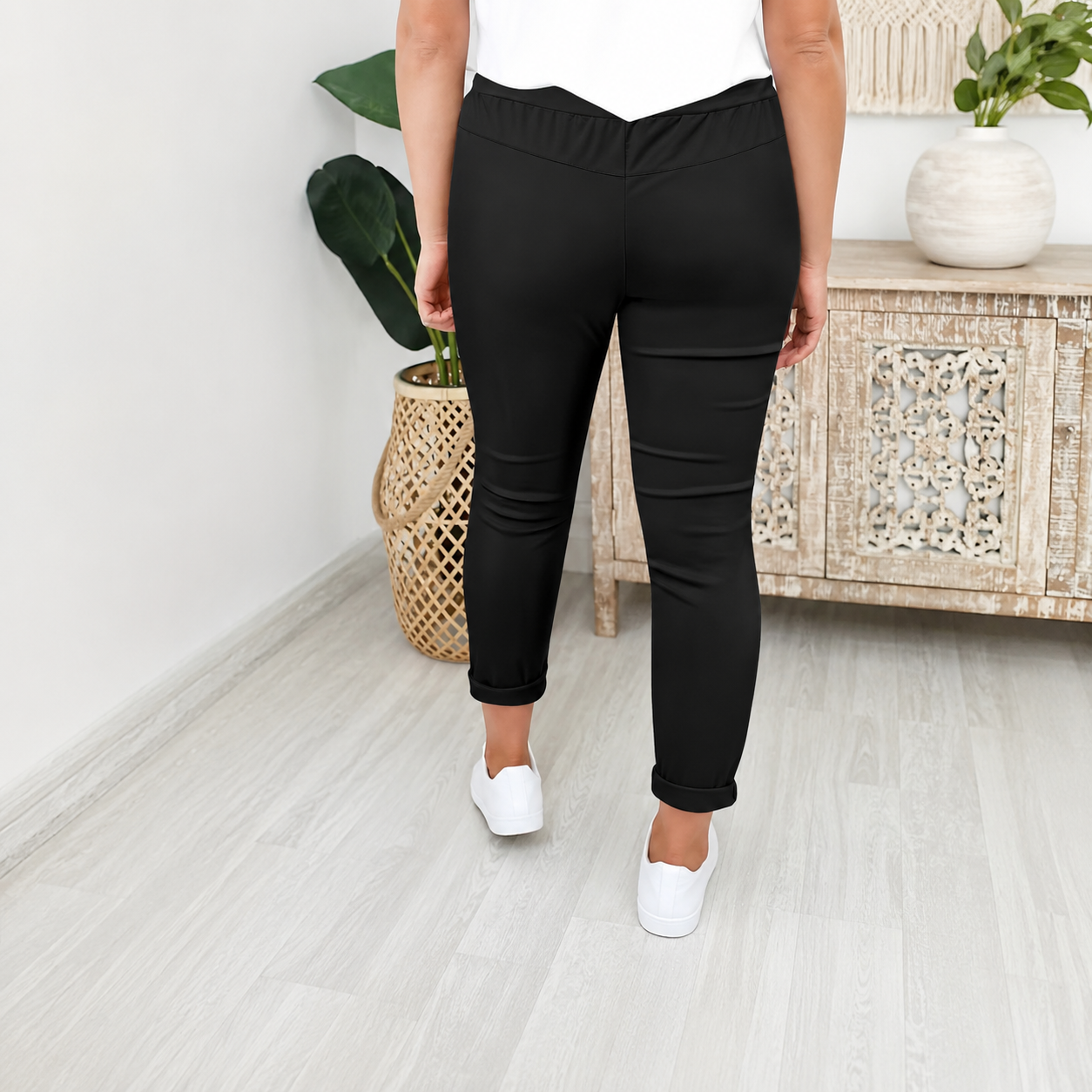 Casual Pants With Drawstring For Women
