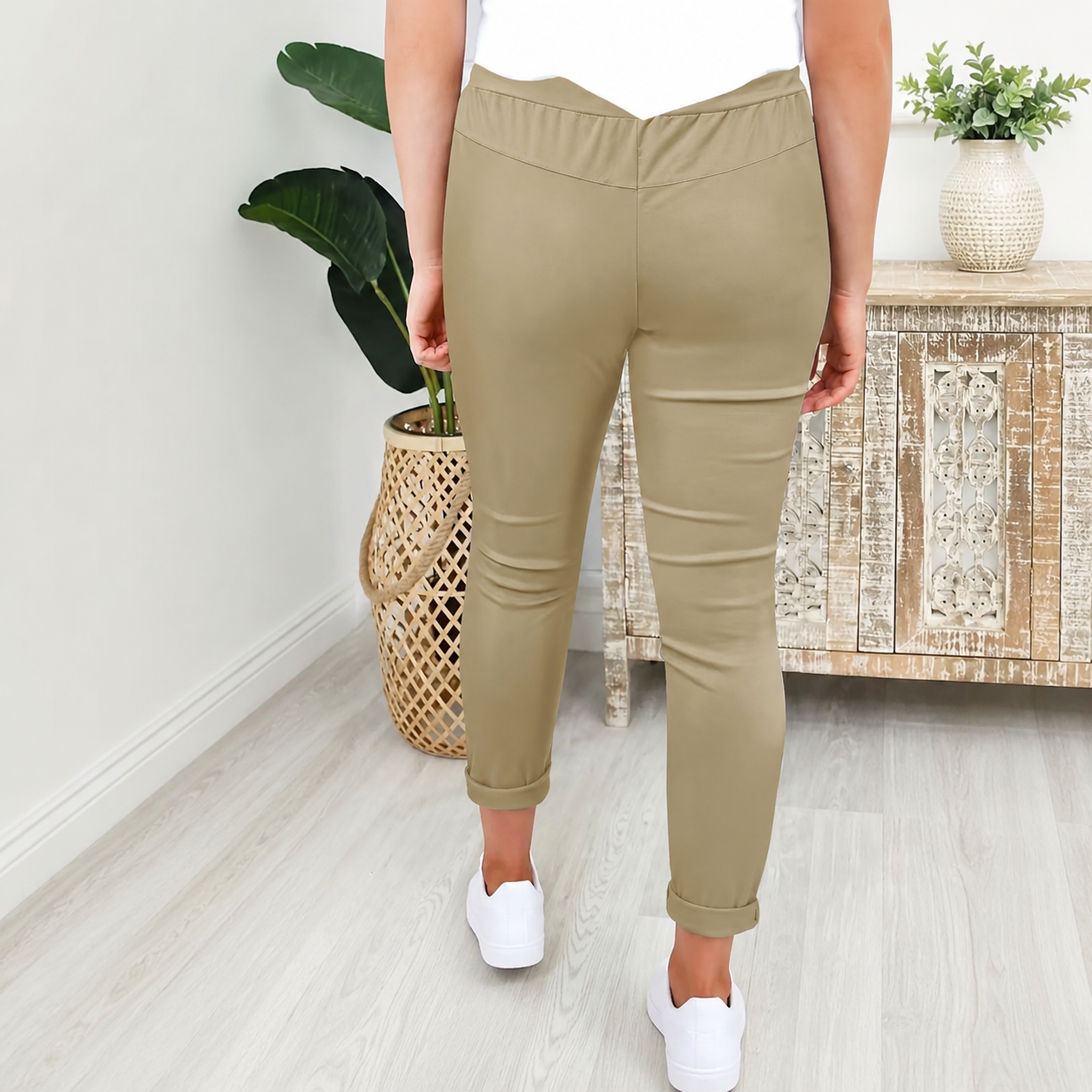 Casual Pants With Drawstring For Women