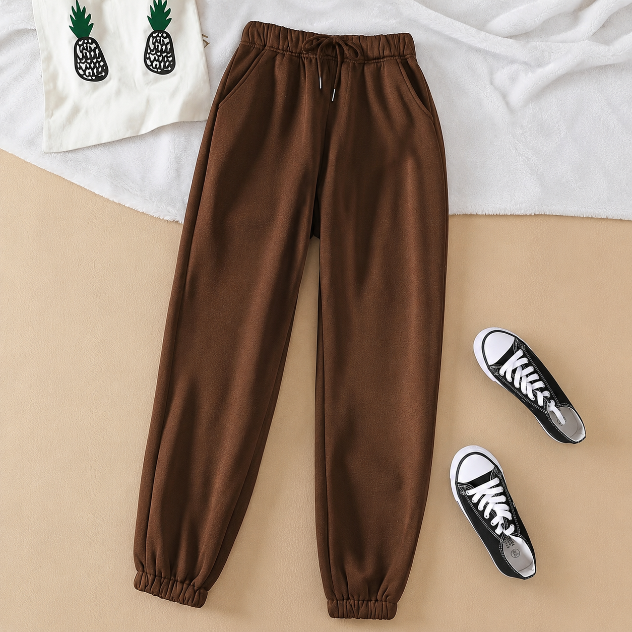 Comfortable Long Pants With Drawstring For Women