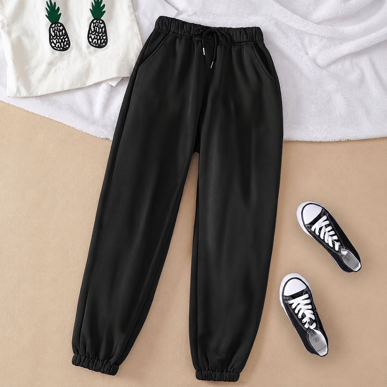 Comfortable Long Pants With Drawstring For Women