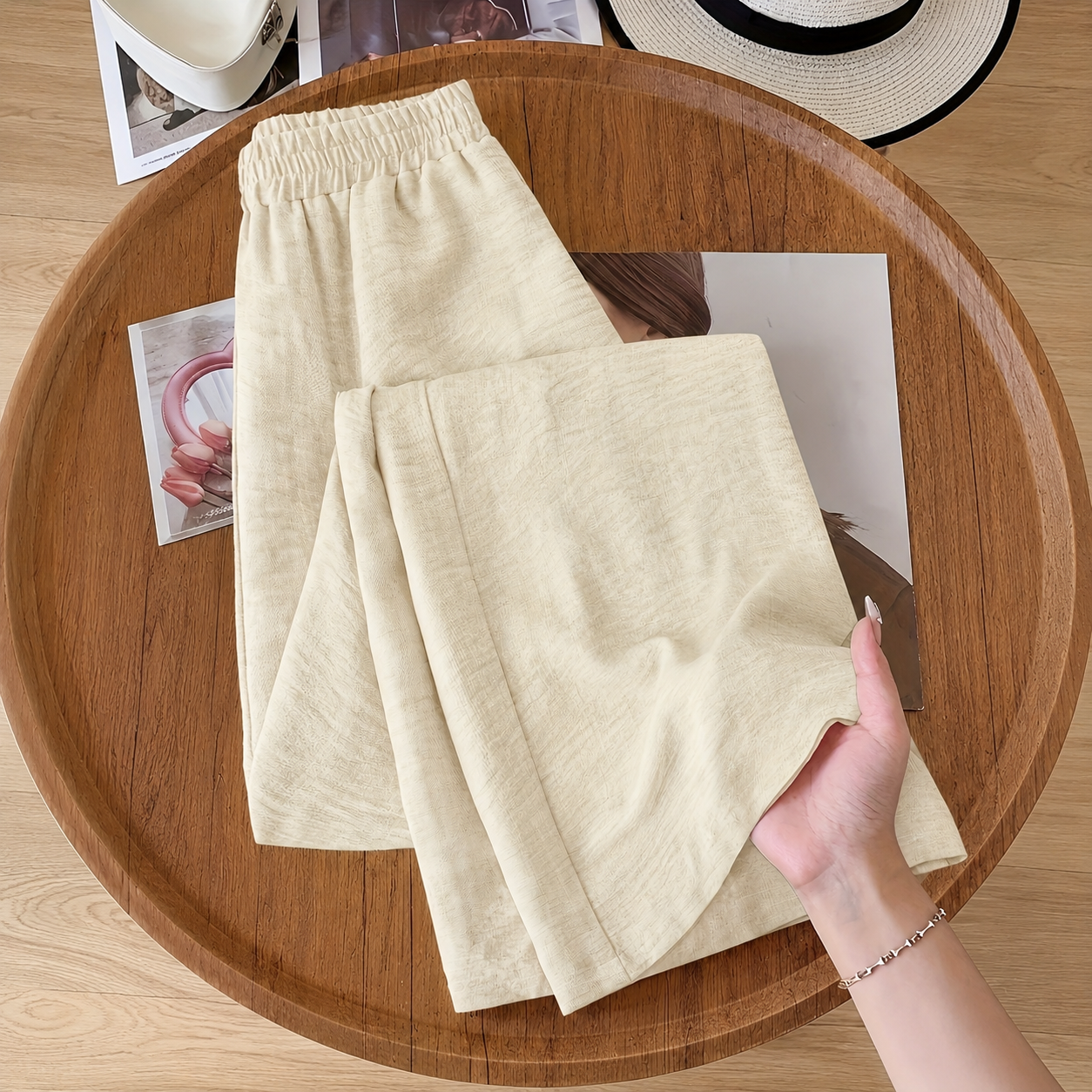 Casual Everyday Formal Wide Length Pants For Women