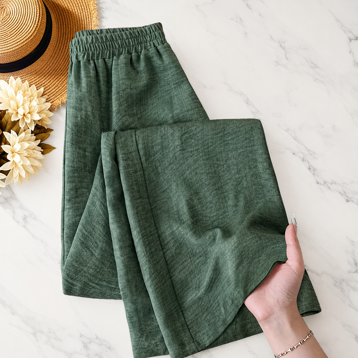 Casual Everyday Formal Wide Length Pants For Women