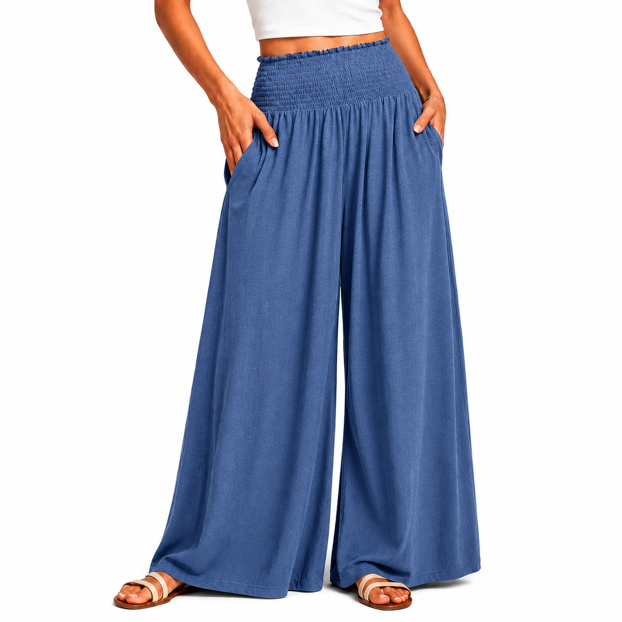 Casual Summer Boho Wide Lounge Pants For Women