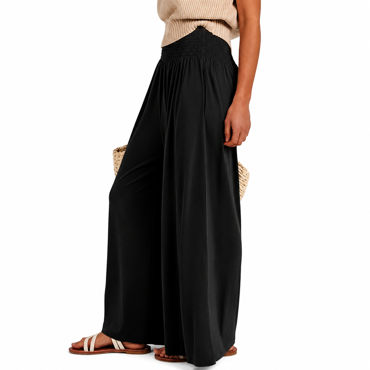 Casual Summer Boho Wide Lounge Pants For Women
