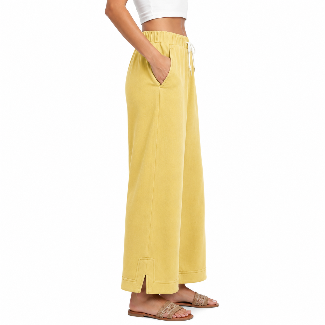 Baggy And Wide Fit Palazzo Pants With Pockets For Women