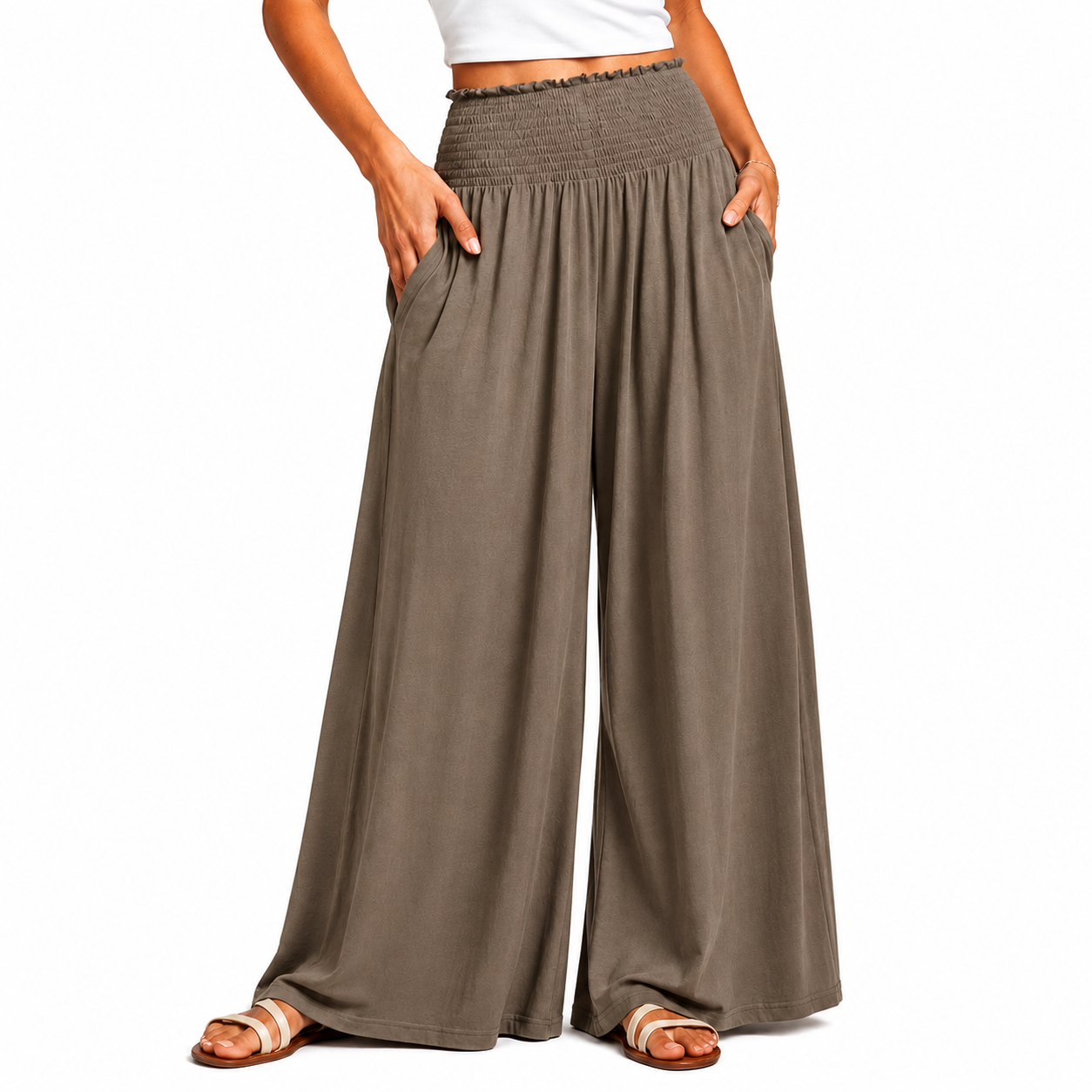 Casual Summer Boho Wide Lounge Pants For Women