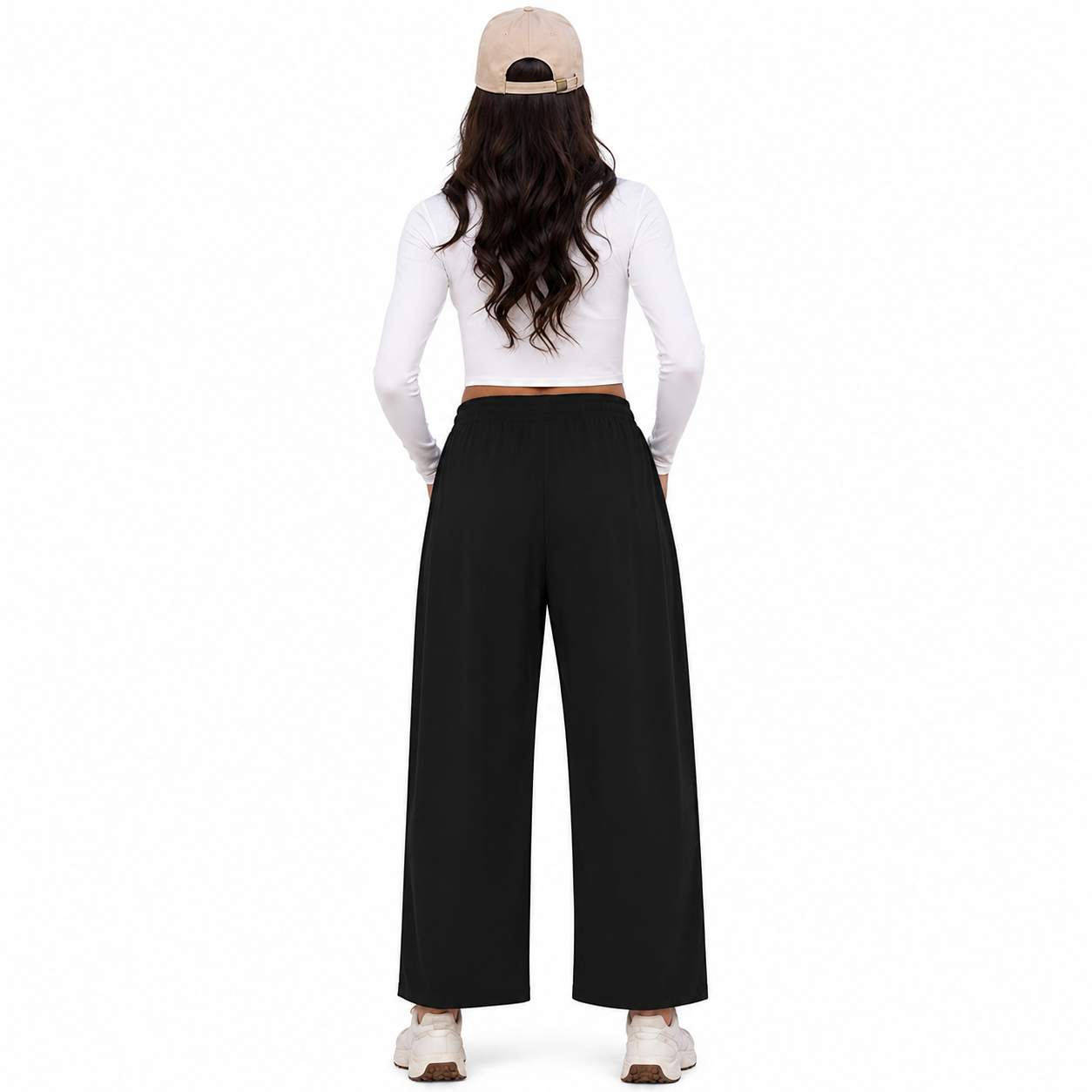 Loose Fit Casual Lounge Pants With Pockets For Women