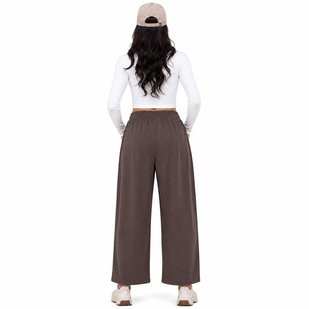 Loose Fit Casual Lounge Pants With Pockets For Women
