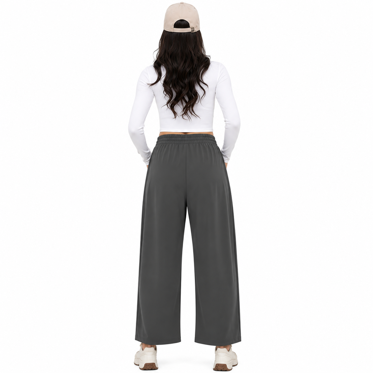 Loose Fit Casual Lounge Pants With Pockets For Women
