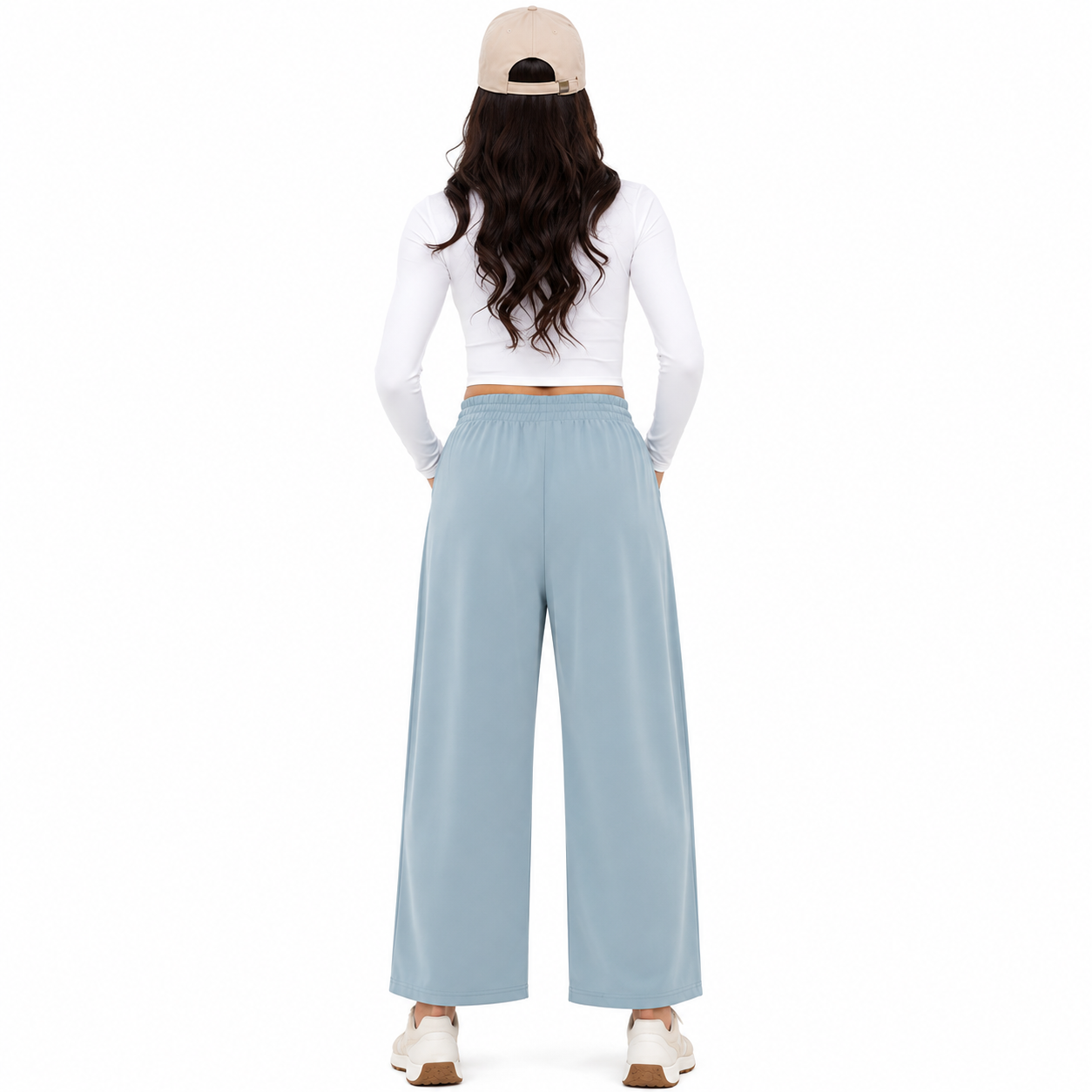 Loose Fit Casual Lounge Pants With Pockets For Women