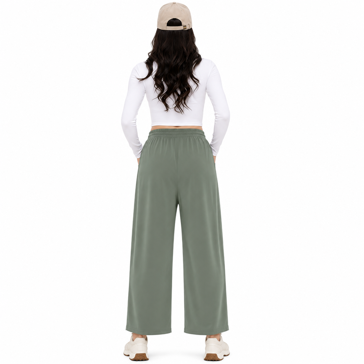 Loose Fit Casual Lounge Pants With Pockets For Women