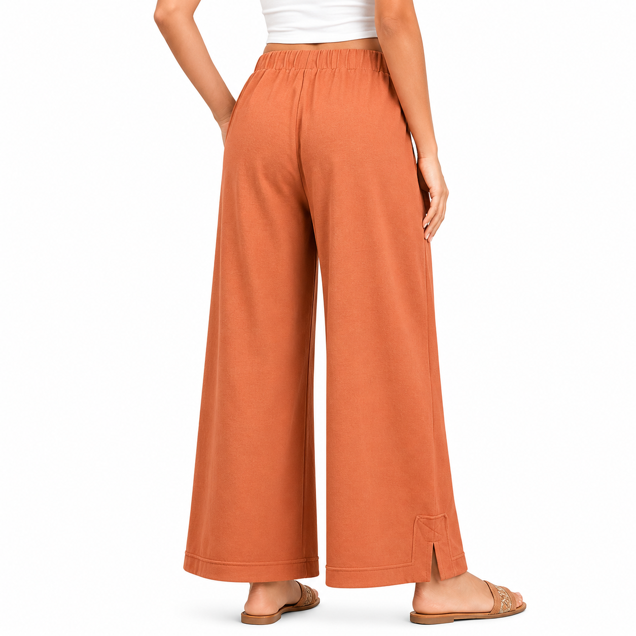Baggy And Wide Fit Palazzo Pants With Pockets For Women