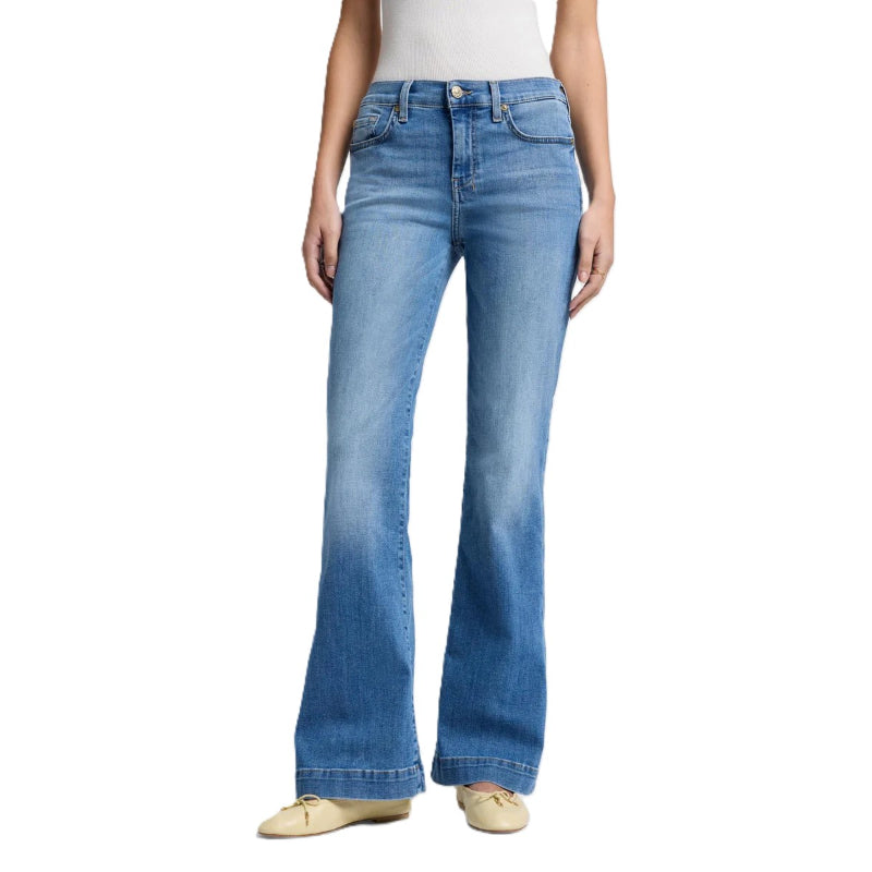 Classic Mid Rise Flare Jeans-Legletic