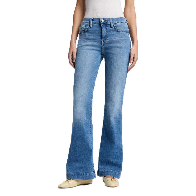 Classic Mid Rise Flare Jeans-Legletic