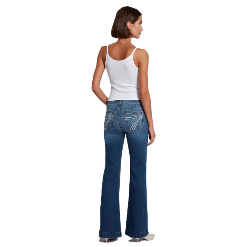 Classic Mid Rise Flare Jeans-Legletic