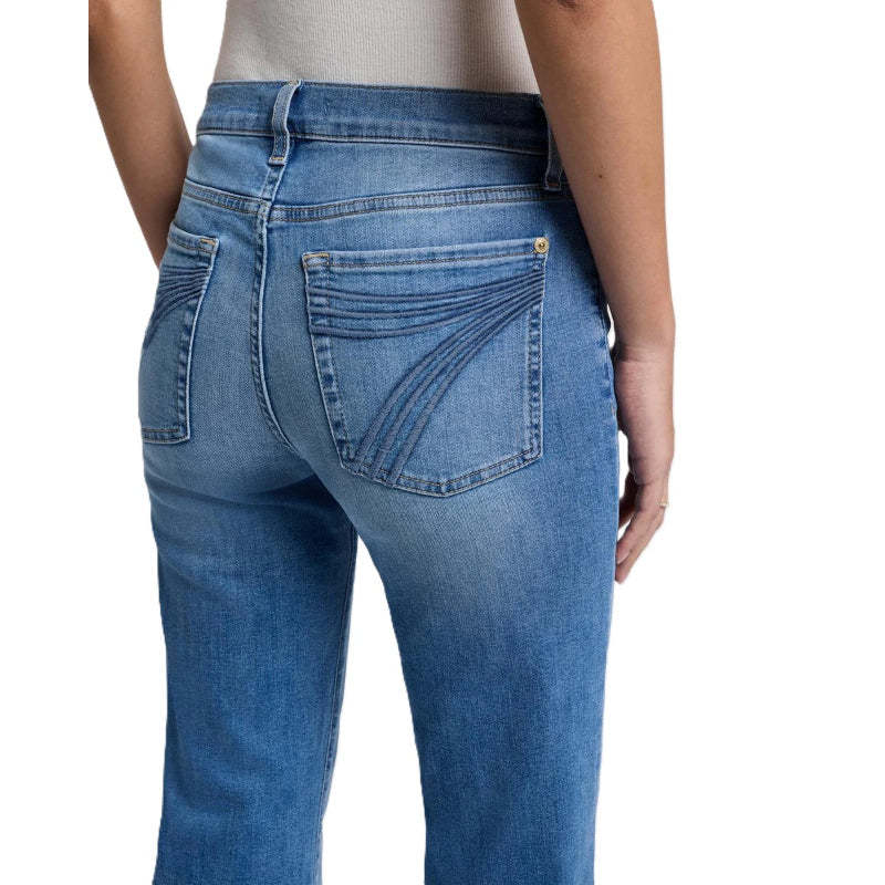 Classic Mid Rise Flare Jeans-Legletic