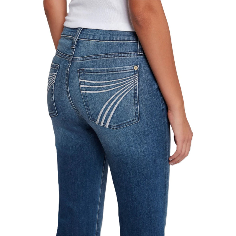 Classic Mid Rise Flare Jeans-Legletic