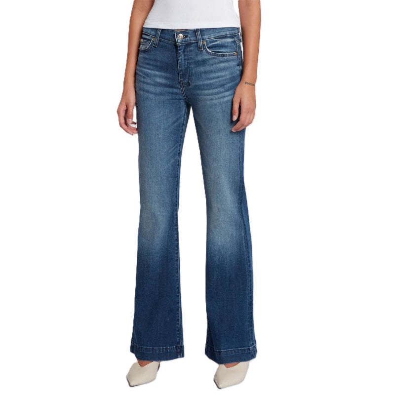 Classic Mid Rise Flare Jeans-Legletic