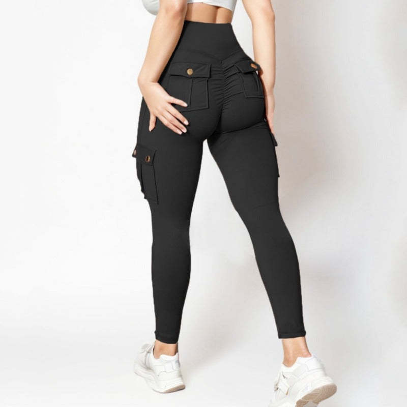 Comfy Ultra Soft Curve Enhancing Cargo Leggings-Legletic