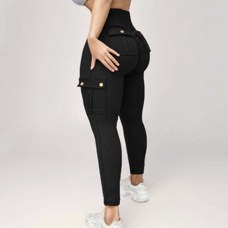 Comfy Ultra Soft Curve Enhancing Cargo Leggings-Legletic