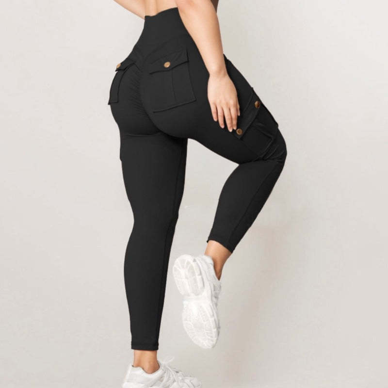 Comfy Ultra Soft Curve Enhancing Cargo Leggings-Legletic