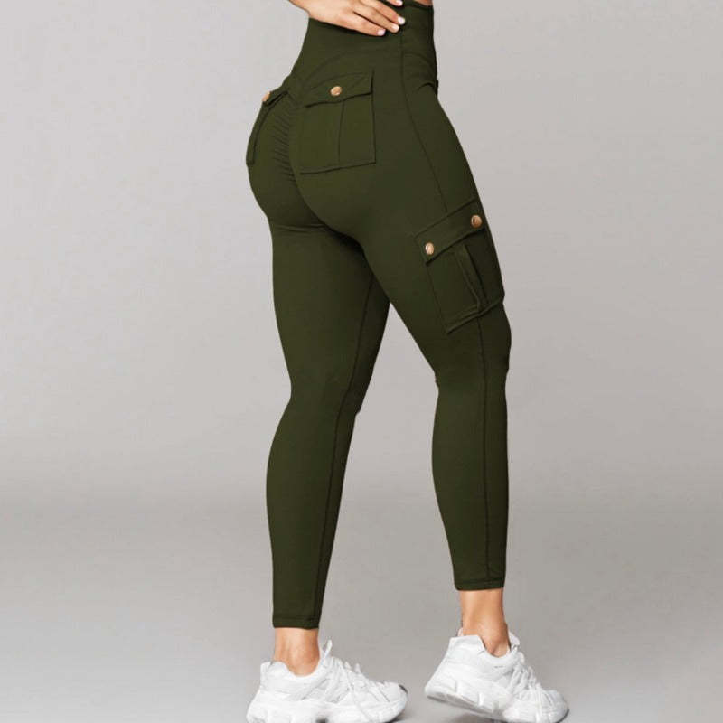 Comfy Ultra Soft Curve Enhancing Cargo Leggings-Legletic