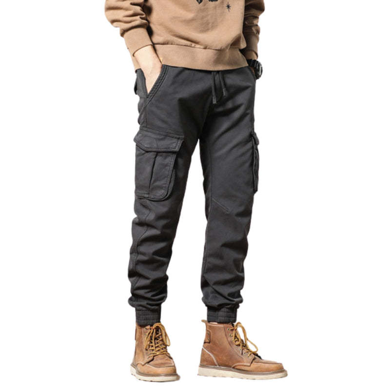 Multi Pockets Winter Cargo Pants For Men-Legletic