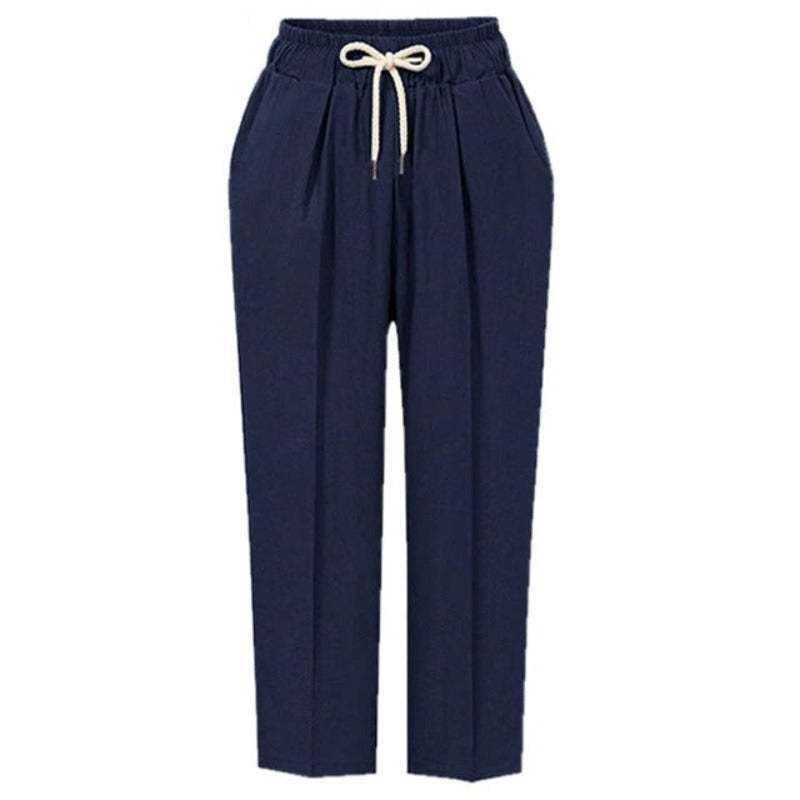 Women's Office Cotton Linen Pants-Legletic
