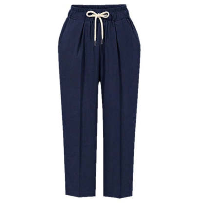 Women's Office Cotton Linen Pants-Legletic