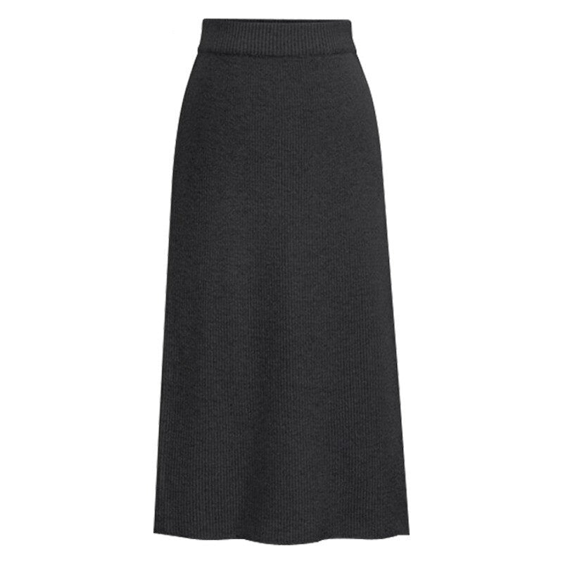 Vintage Pencil Skirt With Slit For Women-Legletic