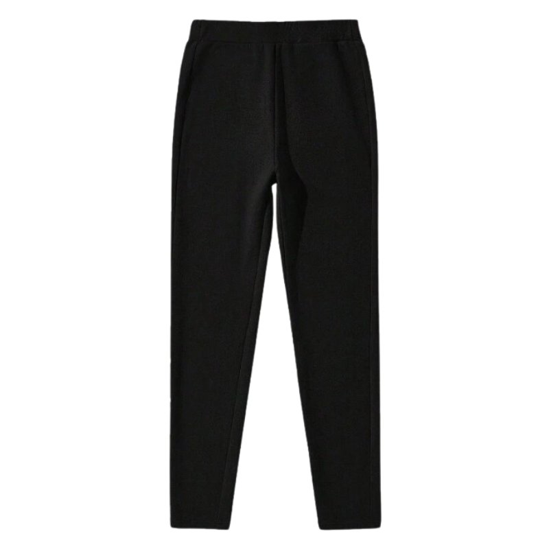 Casual Women's Fleece Lined Long Pants-Legletic